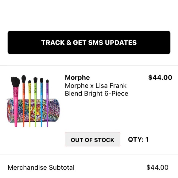 MORPHE X Lisa Frank 6 piece blending brush set - Picture 5 of 5
